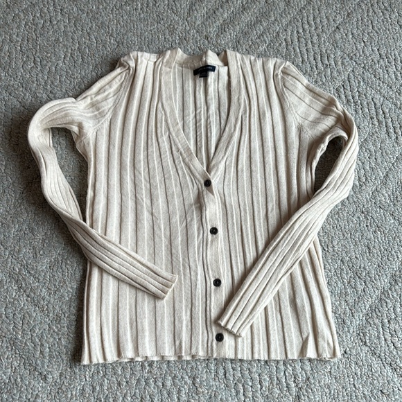American Eagle Outfitters Sweaters - American Eagle Cream Button-up Sweater